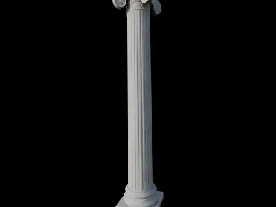 corint column B 3D model