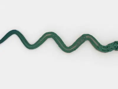 Snake Rigged and Animated Low-poly 3D model