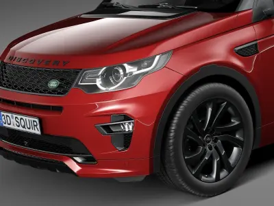 Land Rover Discovery Sport Dynamic 2016 3D model
