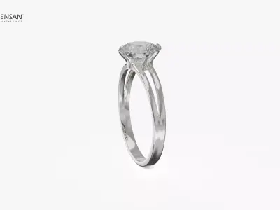 Solitaire Ring 3D print model buy