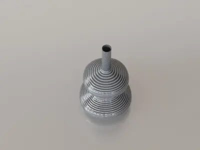 Earthenware jug 08 3D model