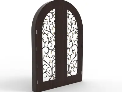 Luxury Entrance Door  3D model