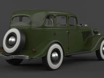 Gaz M1 3D model