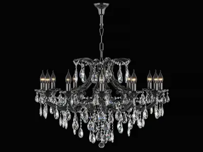879127 ChampaNero Osgona Chandelier 3D model