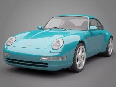 Porsche 911 3D model V2