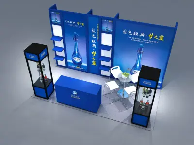 stall Low-poly 3D model buy
