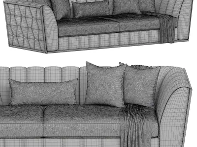 Sophia Luxury Sofa 3D model