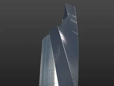 Al Tijaria Tower - Kuwait City 3D model