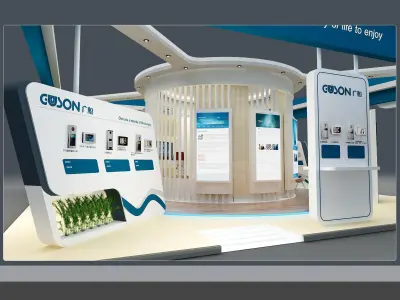 Exhibition - Area - 12X12-3DMAX2009-04 3D model