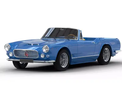maserati spyder 3D model