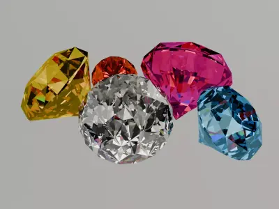 Diamond 3D model order