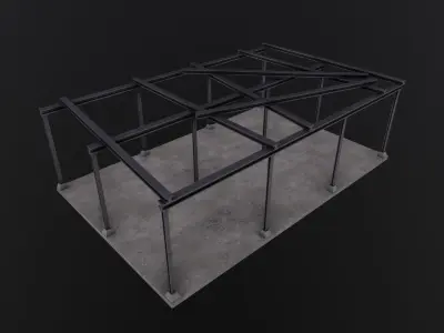 Construction Prop 3D Model Low-poly 3D model