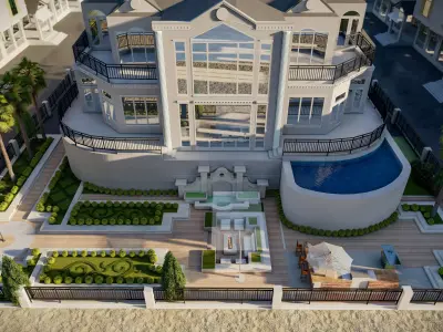 Backyard design 3d model 2020 3D model