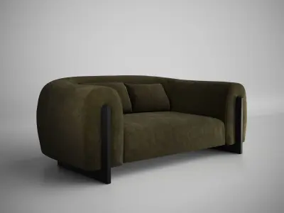 Minuit Sofa by Stephane Parmentier 3D model