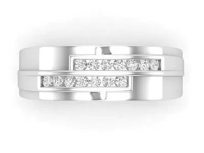 AV 603 Diamond Ring For Men 3D print model