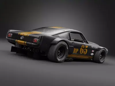 1965 Mustang RK2 3D model