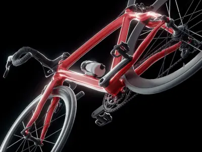 Generic Road Bicycle 3D model