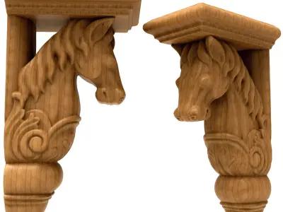 Column Capital 3D Model 3D model