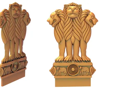 Column Capital 3D Model 3D model