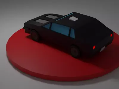 Low Poly Car  3D model
