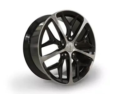 Honda Civic alloy wheel 3D print model