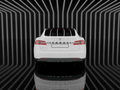 Tesla Model S car 3D model