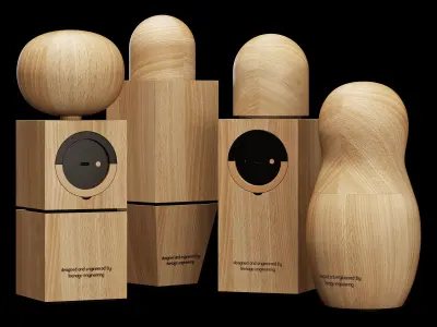 Teenage engineering choir CH-8 speaker 3D model