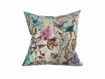 Floral Pillow SET 3D model