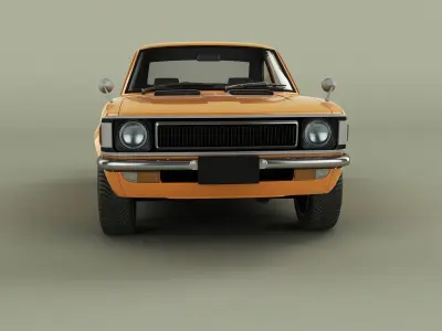 Toyota Corolla Coupe TE27 3D model