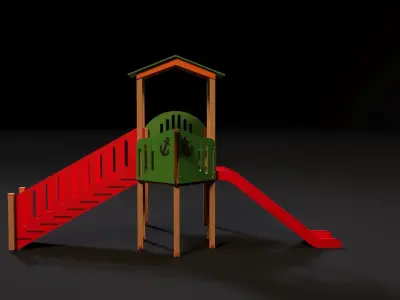 playground boat 3D model