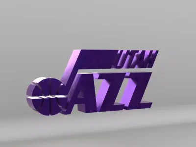 NBA Utah Jazz Team Logo 3D model
