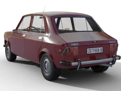 Stojadin Zastava 101 Car  3D model