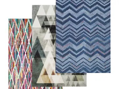 Rug Set 411 3D model