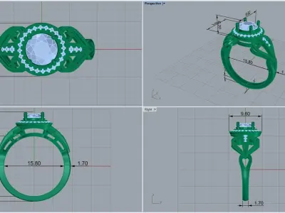ring code 51 3D print model