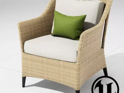 Dedon Summerland Chair UE4 3D model