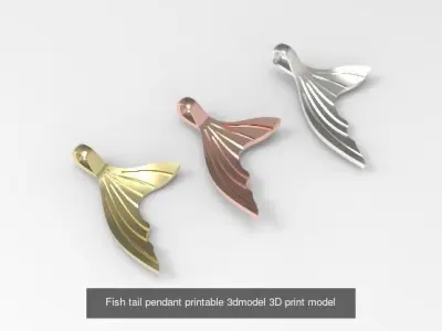 10 necklace pendants - Pack 3D Model Collection