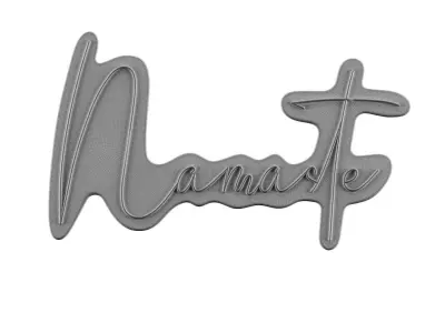 Namaste Neon Sign 3D model