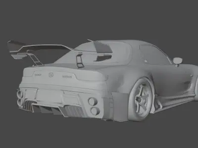 Mazda RX-7 FD Full Ready 3D model
