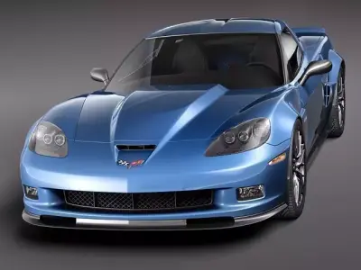 chevrolet corvette z06 carbon 2010 3D model