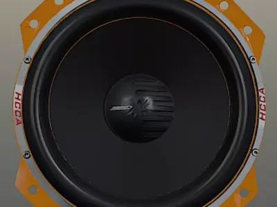 Orion 15 Inch Subwoofer - High Poly Free 3D model