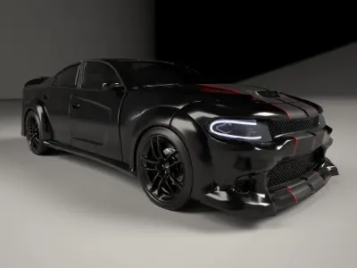 American Muscle Car 3D model