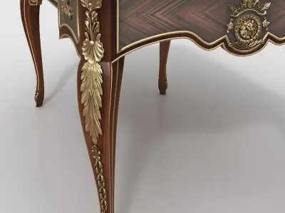 BUREAU LOUIS XV 3D model