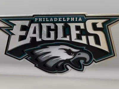 NFL Philadelphia Eagles Sign 3D model
