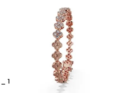 Bracelets jewelry collection 3D print model