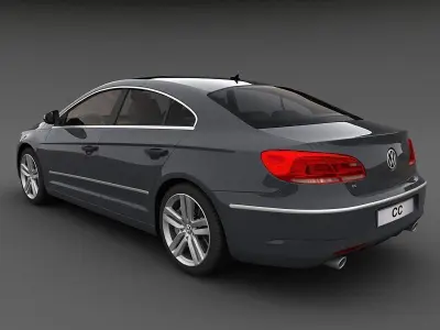 Volkswagen CC 2013 3D model