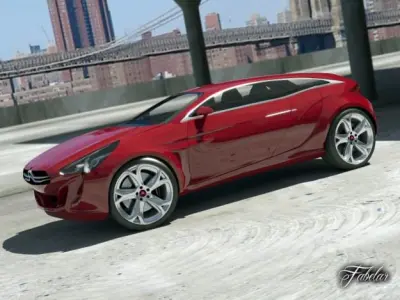 Citroen GQ Concept 2 0 3D model