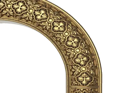 carved frame 3D model 32