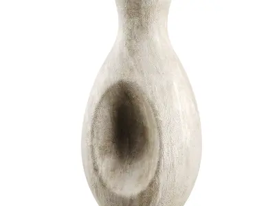 Vase decor Low-poly 3D model 11