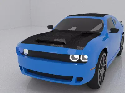 Dodge Challenger Car 3D model