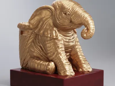Baby Elephant   Free 3D print model